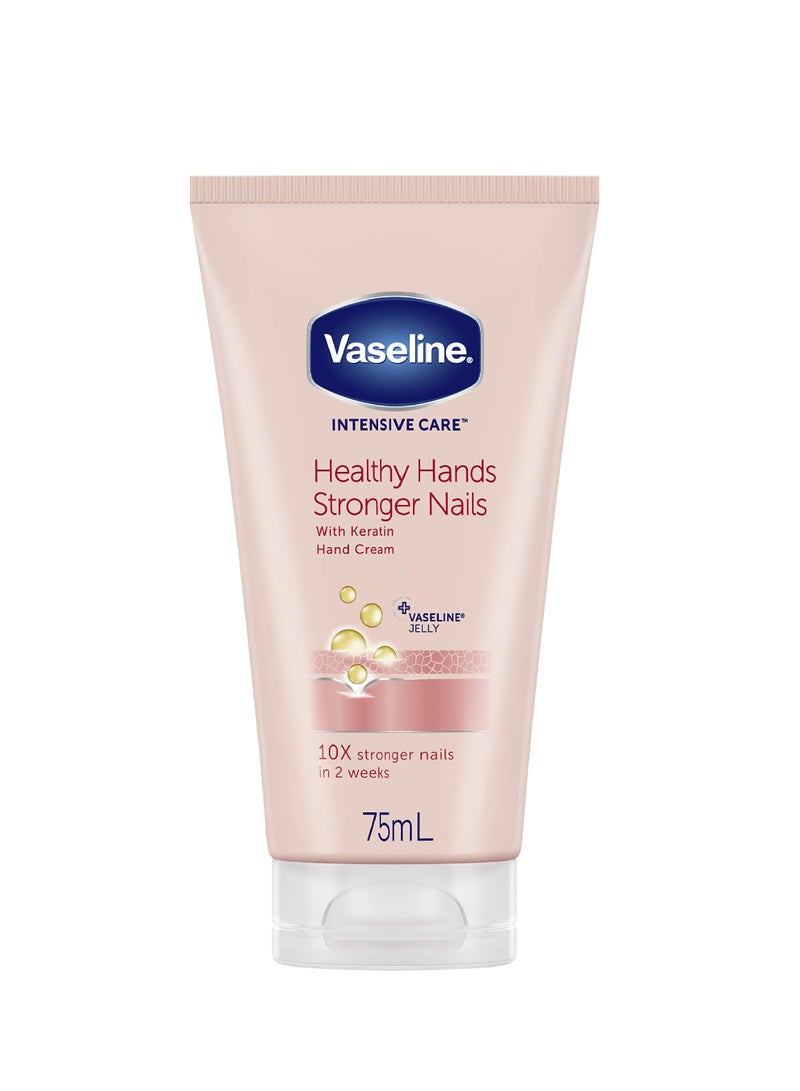 VASELINE HEALTHY HANDS STRONGER NAILS W/KERATIN 75ML